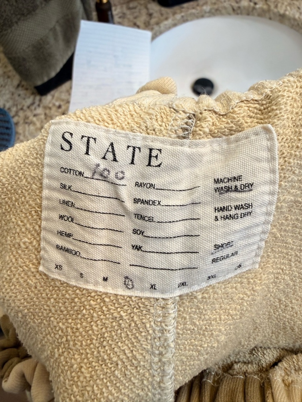STATE the label hand painted swayers - short - Picture 2 of 2